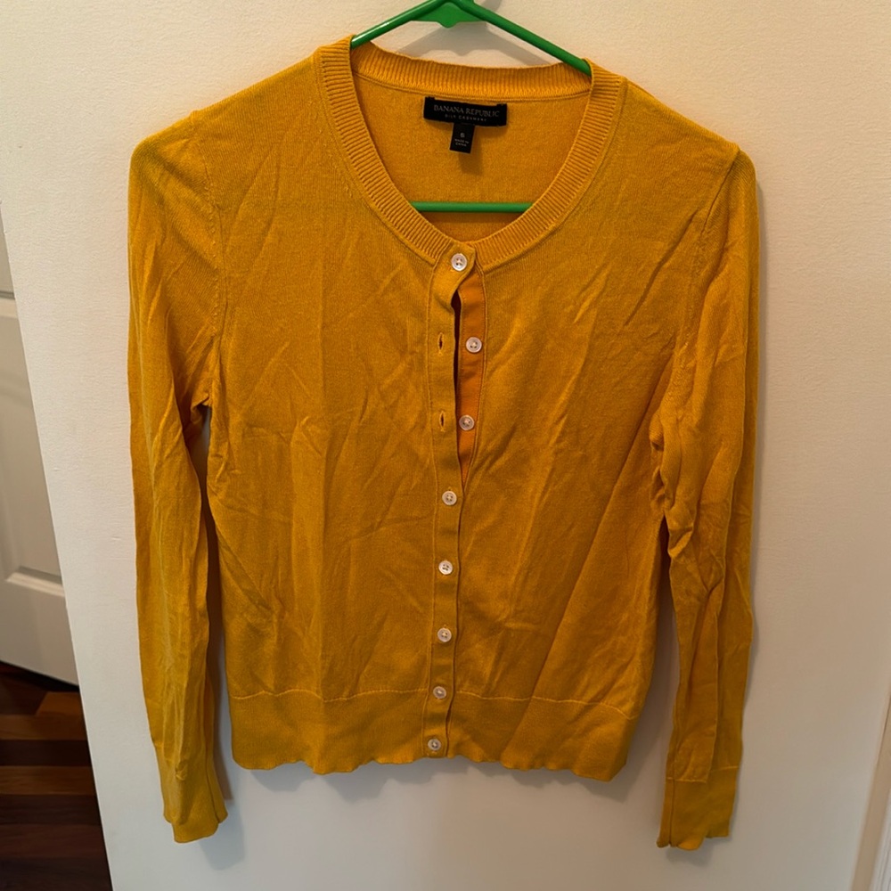 Banana republic Sz S silk cashmere cardigan